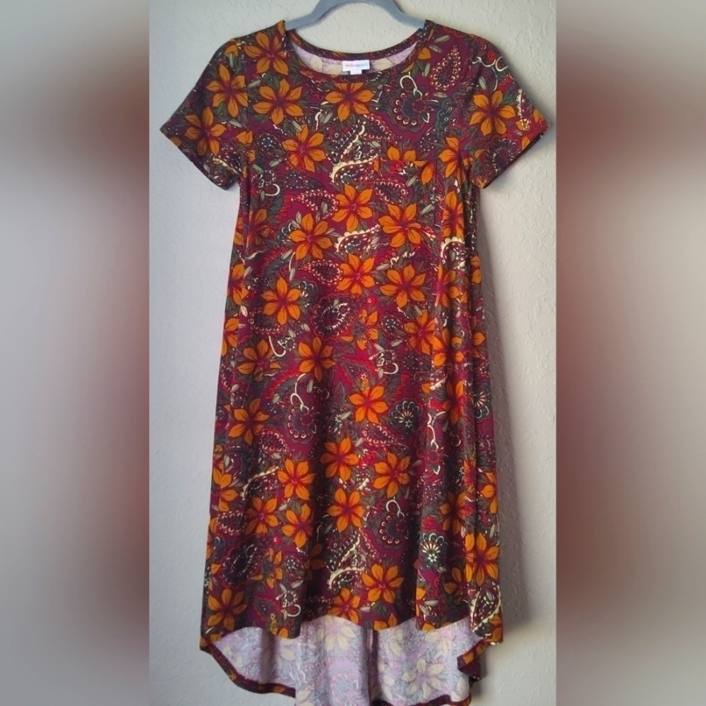 Lularoe floral dress size XXS